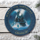 Search for christmas train plates Toddler birthday