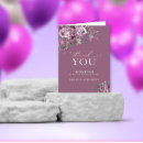 Search for 60th thank you cards Purple