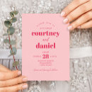 Search for pink wedding invitations trendy