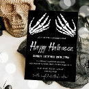 Search for skeleton halloween invitations Gothic skull party