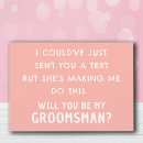 Search for funny groomsman cards Groom team proposal