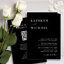 Search for all black wedding invitations All in one