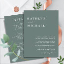 Search for natural wedding invitations Modern