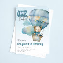 Search for blue hot air balloon invitations Adventure