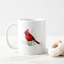 Search for cardinal birds mugs Watercolor