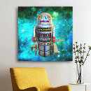 Search for robot canvas prints Sci fi