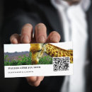 Search for giraffe business cards Wildlife
