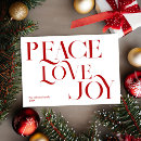 Search for love and joy christmas cards Elegant