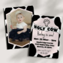 Search for cow print birthday invitations first
