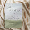 Search for landscape wedding invitations Green