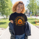 Search for halloween pumpkin face tshirts Orange and black