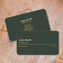 Search for green and gold business cards Stylish