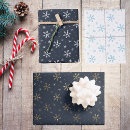 Search for white snowflake wrapping paper Retro