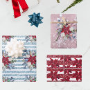 Search for poinsettia wrapping paper red