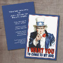 Search for uncle sam invitations Political