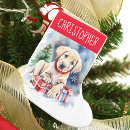 Search for dog christmas stockings Cute