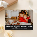 Search for merry little christmas cards Black and white