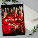 Search for hollywood party invitations Glitter