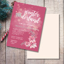 Search for winter onederland pink and silver invitations Baby girl