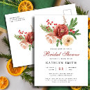 Search for christmas bridal shower invitations Floral