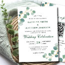 Search for cotton wedding invitations Eucalyptus
