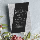 Search for black and silver party invitations Celebration