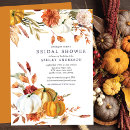 Search for fall bridal shower invitations Elegant