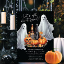 Search for black and white halloween invitations Ghost