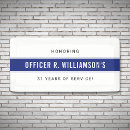 Search for retirement banners Thin blue line