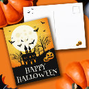 Search for happy halloween text postcards Fun