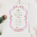Search for whimsical baby shower invitations Pink