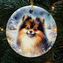 Search for pomeranian christmas tree decorations Cute