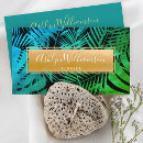 Search for teal and gold business cards Girly