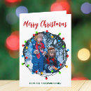 Search for circle christmas cards Family photo