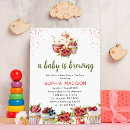 Search for brunch and bubbly baby shower invitations A baby is brewing