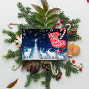 Search for falling snow christmas cards Reindeer