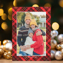 Search for red plaid christmas cards Tartan