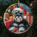 Search for miniature schnauzer christmas tree decorations Dog