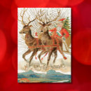 Search for vintage reindeer cards Traditional