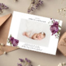 Search for rustic birth announcement cards Botanical