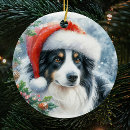 Search for border collie christmas tree decorations Dog