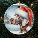 Search for weimaraner christmas tree decorations Dog