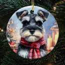 Search for miniature schnauzer christmas tree decorations Dog