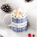 Search for blue plaid mugs Merry christmas