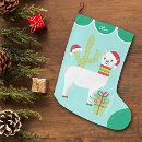 Search for llama christmas stockings Kids