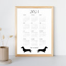 Search for black and white calendar posters Simple