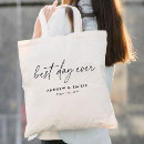 Search for best day ever tote bags Black and white