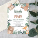 Search for fox birthday invitations Bunny