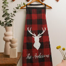 Search for red plaid aprons Rustic