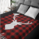 Search for red deer blankets Rustic